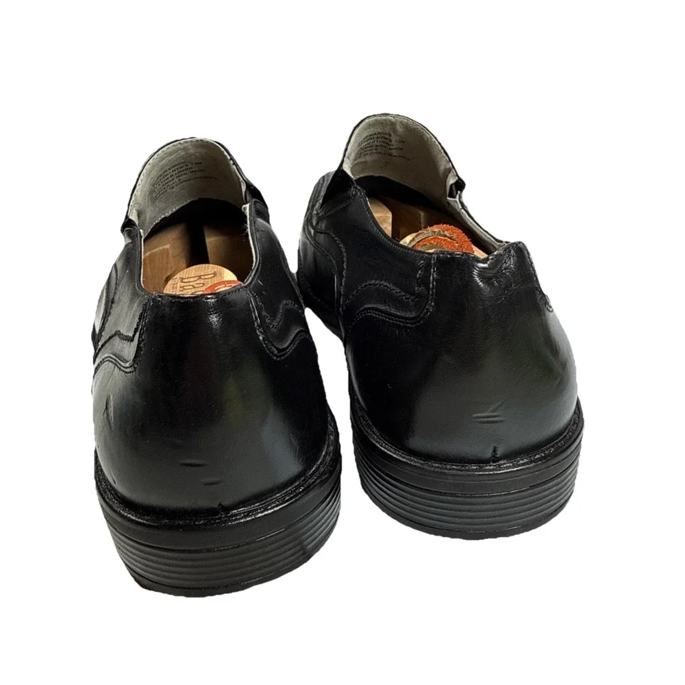 G.H. Bass & Co. Warren Mens Black Leather Casual‎ Dress Loafer Shoes Size 13M